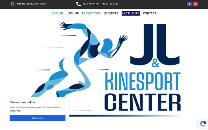 Screenshot of kinesportcenter.be
