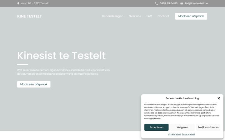 Screenshot of kinetestelt.be