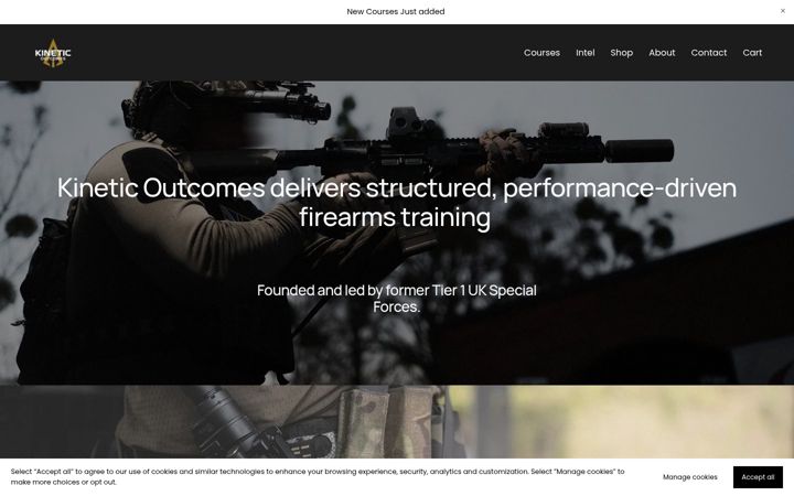 Screenshot of kinetic-outcomes.co.uk