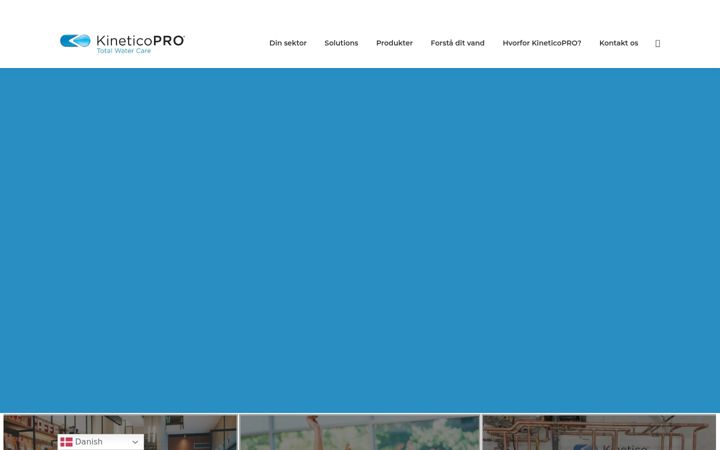 Screenshot of kineticopro.dk