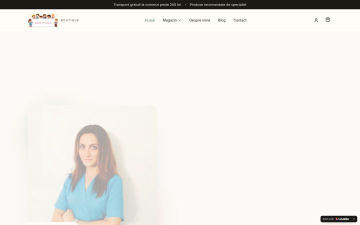 Screenshot of kinetocris.ro
