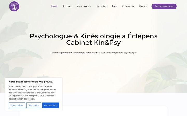Screenshot of kinetpsy.ch