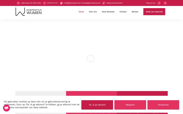 Screenshot of kinewijmen.be