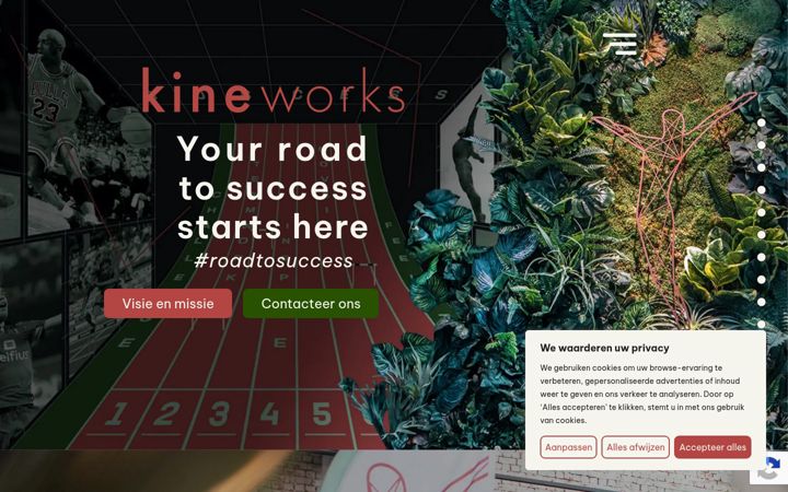 Screenshot of kineworks.be