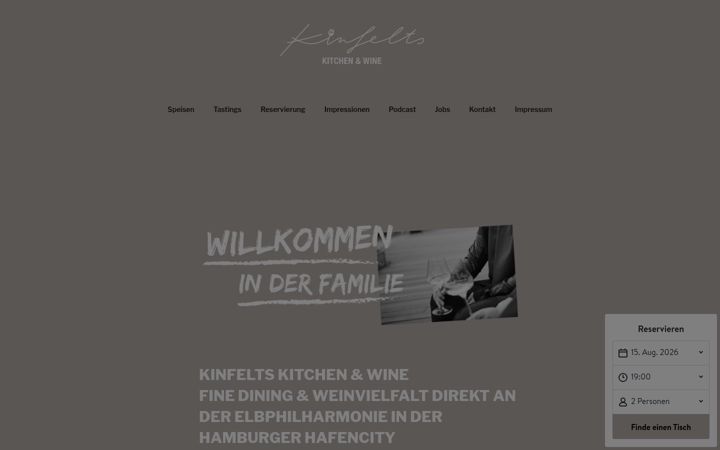 Screenshot of kinfelts.de