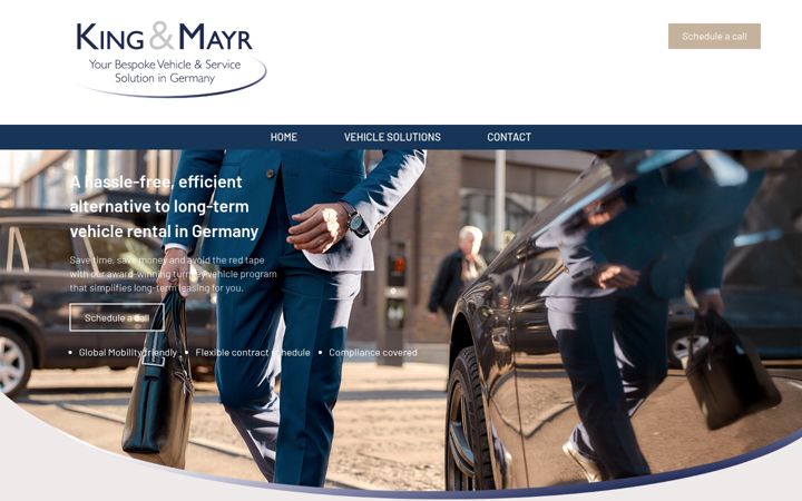 Screenshot of king-mayr.com