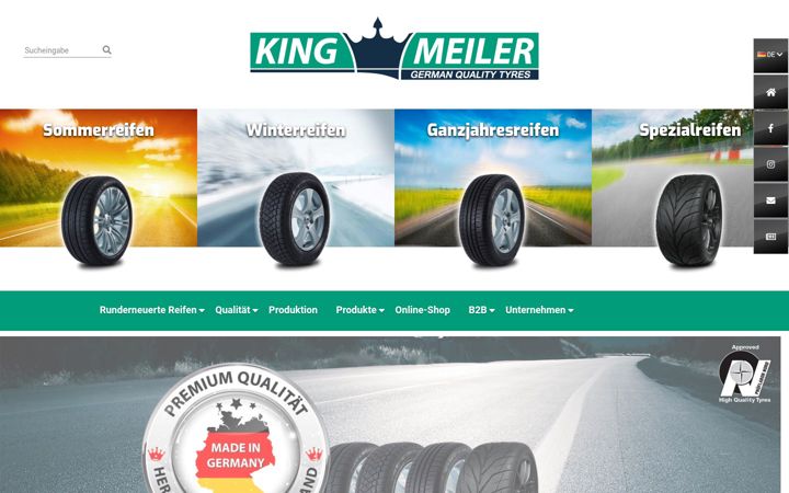 Screenshot of king-meiler.com
