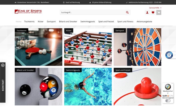 Screenshot of king-of-sports.de