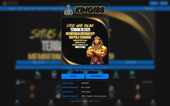 Screenshot of king188.co