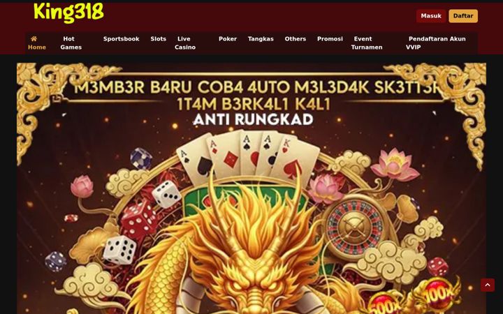 Screenshot of king318.net