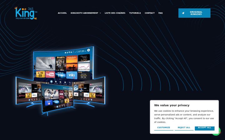 Screenshot of king365tv4k.fr