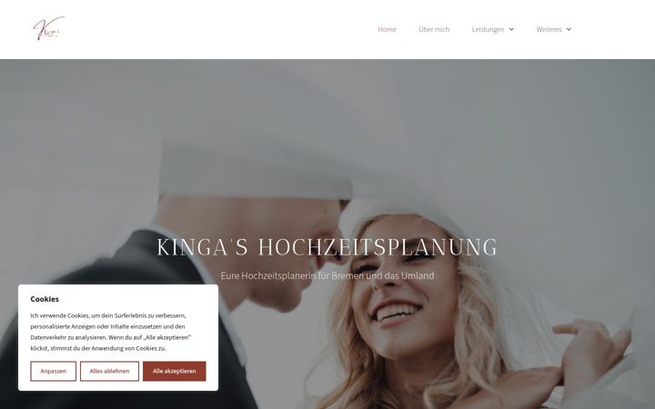 Screenshot of kingas-hochzeitsplanung.de