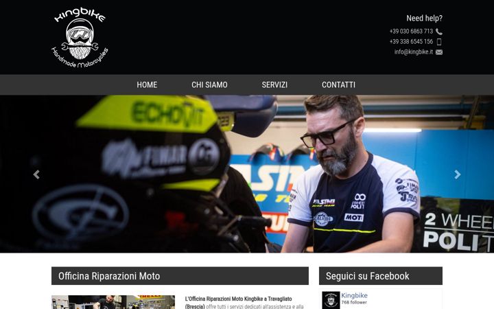 Screenshot of kingbike.it