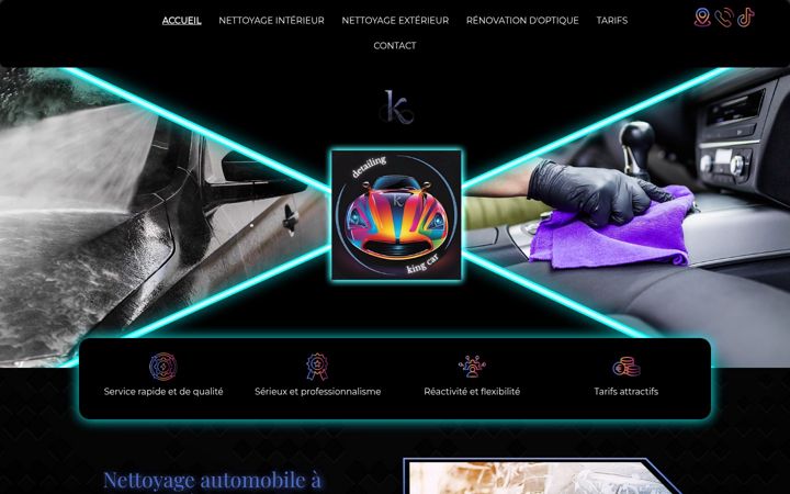 Screenshot of kingcardetailing.fr