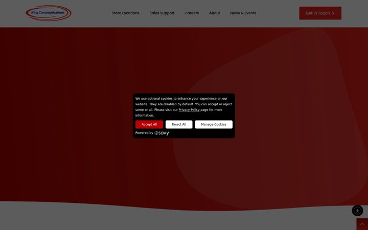 Screenshot of kingcommunications.ie