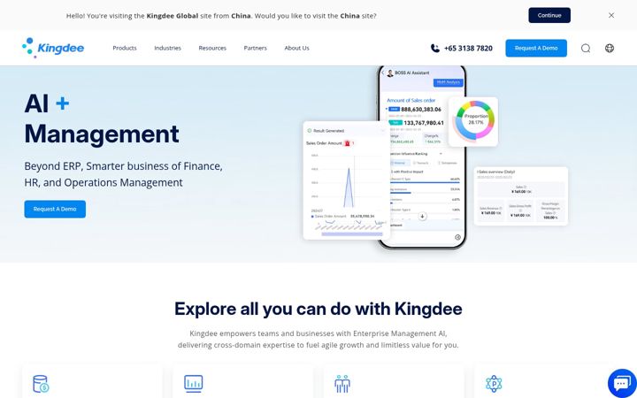 Screenshot of kingdee.uk