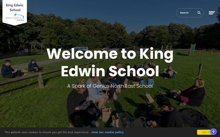 Screenshot of kingedwinschool.org.uk