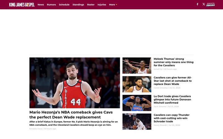 Screenshot von kingjamesgospel.com