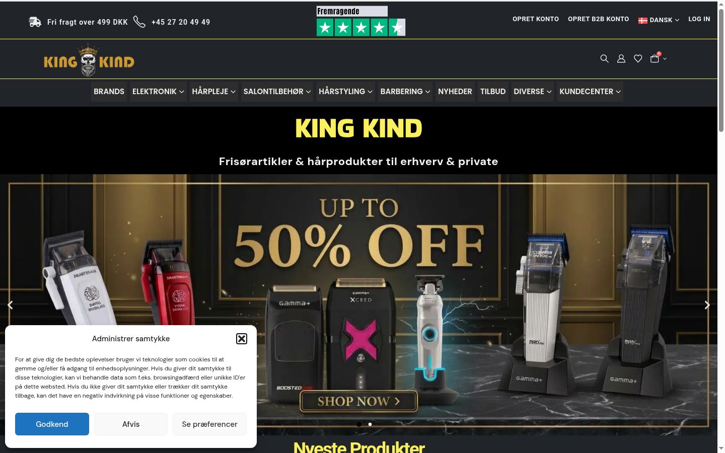 Screenshot tal-banner tal-kunsens muri qabel kwalunkwe interazzjoni