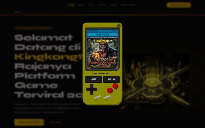 Screenshot of kingkongtoto.co