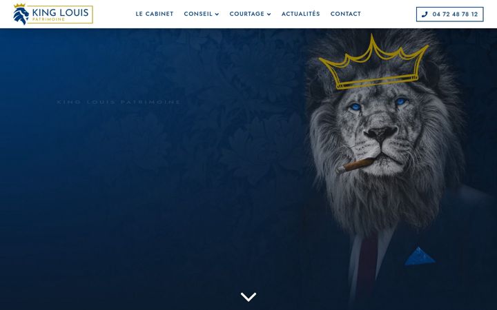 Screenshot of kinglouispatrimoine.fr