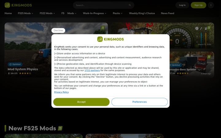 Screenshot di kingmods.net