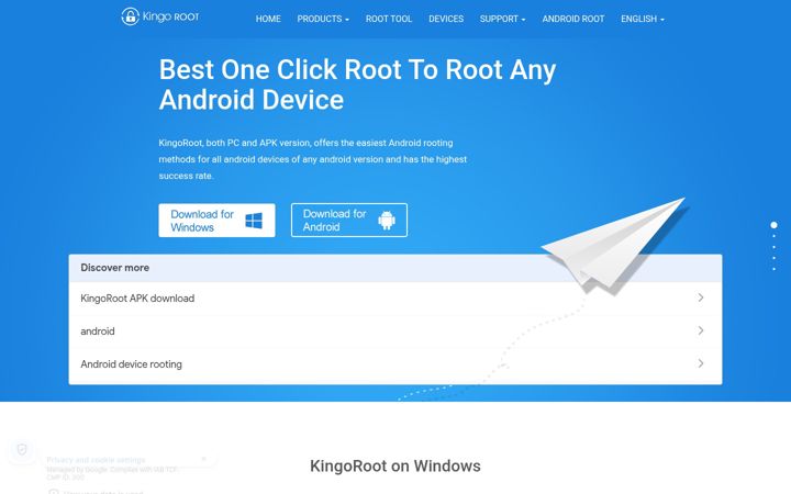 Screenshot of kingoapp.com