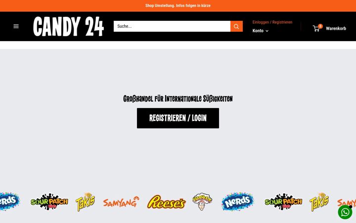Screenshot of kingofcandy.de