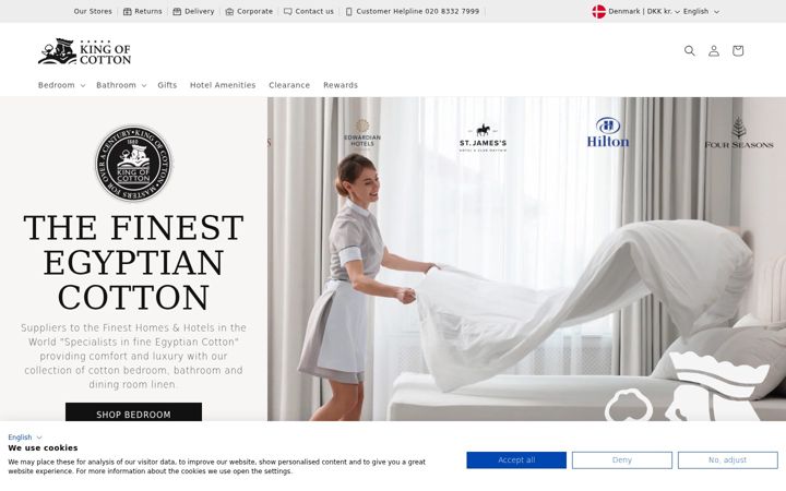 Screenshot of kingofcotton.fr