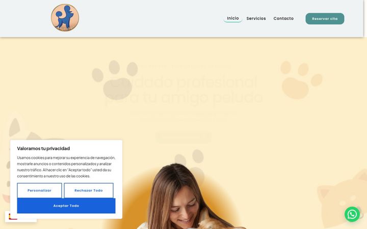 Screenshot of kingpetspa.com