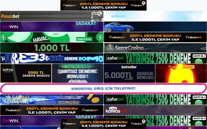 Screenshot of kingroyaladresi.com