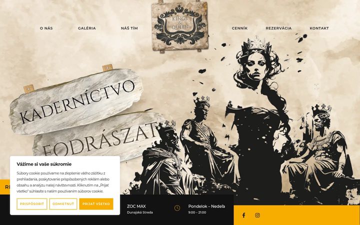 Screenshot of kingsandqueen.sk