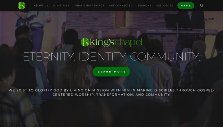 Screenshot of kingschapel.net