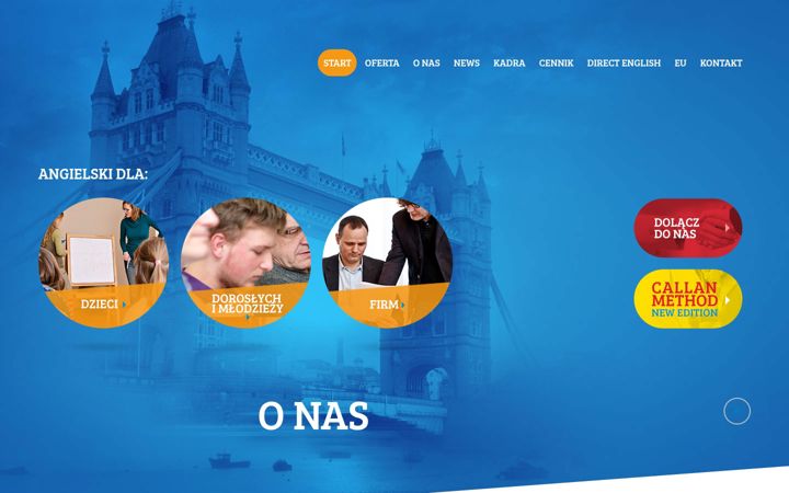 Screenshot of kingschool.pl