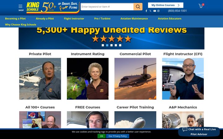Screenshot of kingschools.com