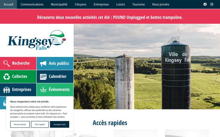 Screenshot of kingseyfalls.ca