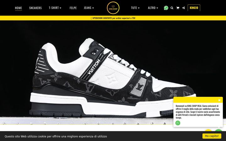 Screenshot of kingshopreal.it