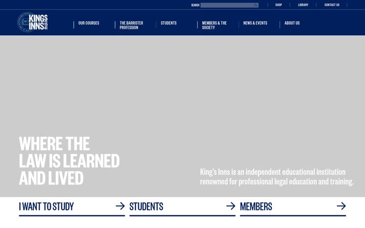 Screenshot of kingsinns.ie