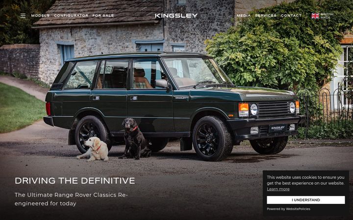 Screenshot of kingsleycars.co.uk