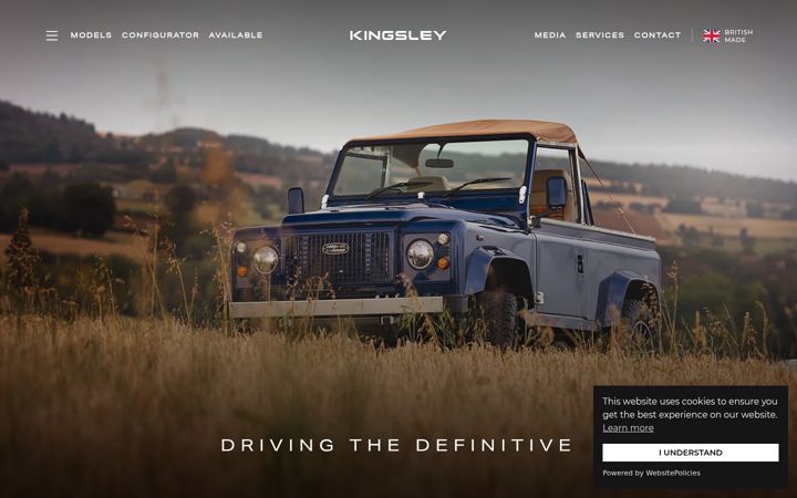 Screenshot of kingsleydefenders.co.uk