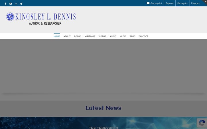 Screenshot of kingsleydennis.com