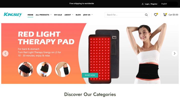 Screenshot of kingsleyheal.com