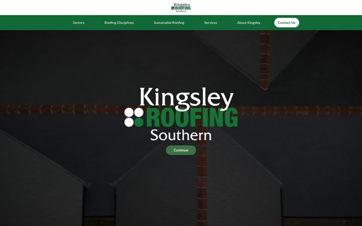 Screenshot of kingsleyroofing.co.uk