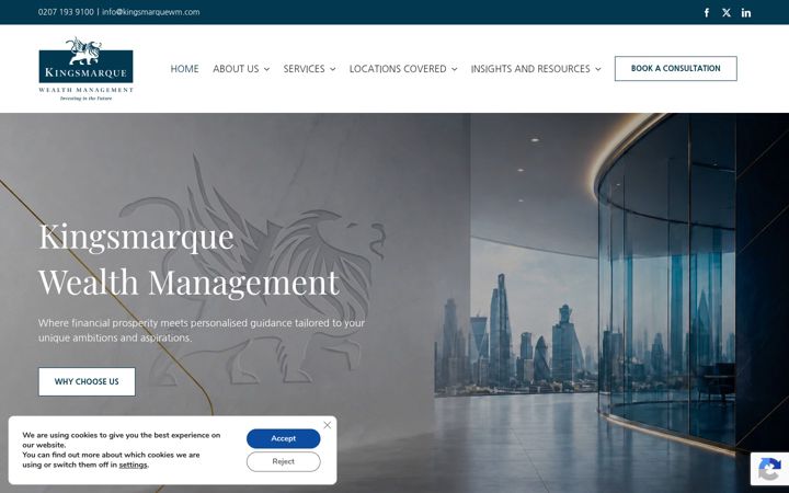 Screenshot of kingsmarquewm.com