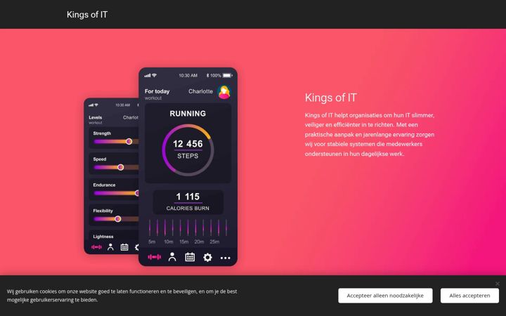 Screenshot of kingsofit.nl