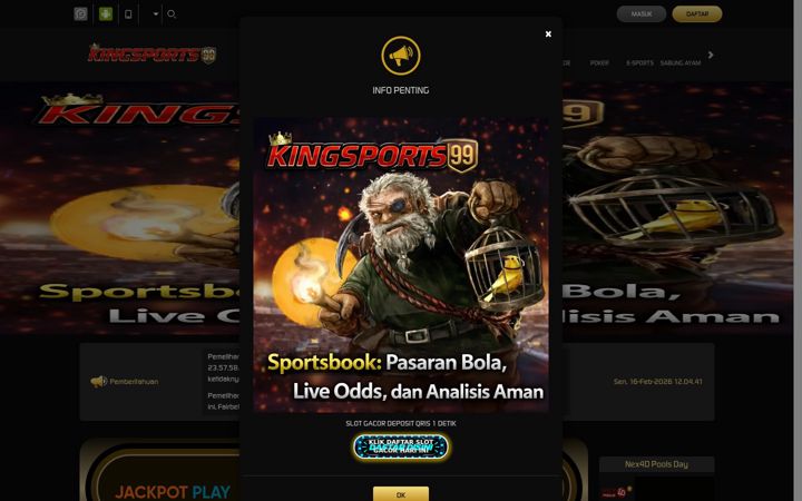 Screenshot of kingsports-99.org