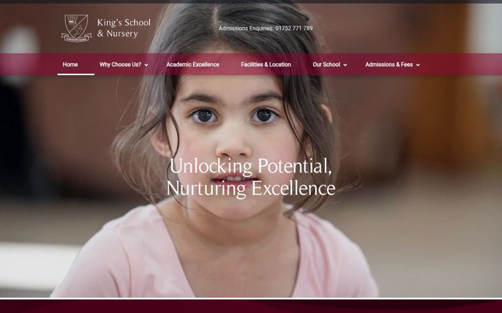 Screenshot of kingsschool-plymouth.co.uk