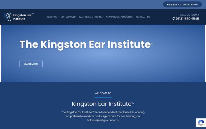 Screenshot of kingstonear.ca