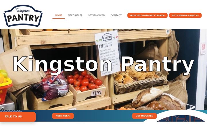 Screenshot of kingstonpantry.co.uk