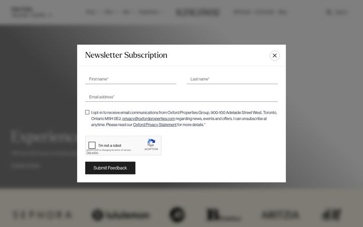 Screenshot of kingswaymall.com